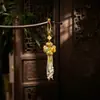 Broche Amuleto de Éxito Estilo Chino Tradicional, Broche de Seguridad Anti-Estrés, Colgante de Paz Antiguo Chapado en Oro, Regalo