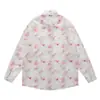 Ropa para Hombre Estilo Retro de Hong Kong Perezoso y Relajado Floral Manga Larga Borla Diseño de Nicho Camisas y Chaquetas para Hombre y Mujer