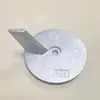 Anodo de Zinc Bloque de Zinc Anticorrosión para Motor Fuera de Borda Bloque Dos Tiempos Cuatro Tiempos Pieza de Navegación Elevación Fondo Pieza de Navegación Reparación