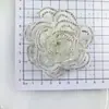 Accesorios de Tela Floral Multicapa con Pedrería Super Brillante para Diademas DIY, Adornos para el Cabello de Mujer, Flores para Zapatos, Venta al por Mayor