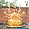1m Estátua de Doom Yuanjun Doujin Minjun Resina Fibra de Vidro Estátua de Buda Adoração ao Templo 1,46m 1,8m