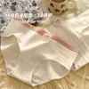 Ropa interior de algodón puro antibacteriana 7A para mujer, entrepierna 100% algodón, cintura media, dulce, fina, transpirable, sexy, estilo verano, calzones para mujer estudiante