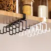 Suporte de Copos para Cozinha Doméstica sem Furo Prateleira de Armazenamento Suporte para Copos de Água Gancho de Pendurar em Armário Organizador Prateleira de Armazenamento