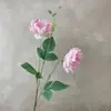 Flores Artificiales de Seda en Tonos Rosas para Celebraciones de Bodas, Arreglos de Mesa, Arreglos de Piso, Orquídeas Phalaenopsis, Rosas, Decoración para el Hogar y Exteriores
