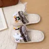 Zapatillas de Algodón para el Hogar Estilo Lindo para Mujer, Para Usar en Invierno al Aire Libre, Zapatillas Cerradas con Felpa Adicional para Maternidad, Zapatillas Cálidas de Felpa Estilo Coreano