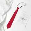 Estilo universitario estudiantes masculinos y femeninos 8cm perezoso japonés JK corbata pequeña femenina ins camisa sin cremallera corbata coreana moda
