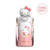 Copo Térmico Infantil Sanrio Kulomi 316 Grau Alimentício Copo com Canudo para Menina do Ensino Fundamental Pote Especial para a Escola