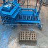 Wanming Vende Oficina Doméstica Elétrica Bifásica Pequena Máquina de Tijolo de Oito Furos Africana Móvel Máquina de Tijolo Oco Poroso de Cimento