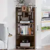 Mueble de esquina, estante de esquina para pared, mueble de esquina multicapa para sala de estar, mueble lateral de pared, vitrina de vinos, mueble de almacenamiento de esquina para dormitorio, estantería, mueble de té