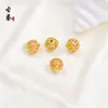 Patrón de Nube de Esmalte Tradicional Hueco Florero del Tesoro Cuentas Espaciadoras Pulsera DIY Collar Joyería Hecha a Mano con Cuentas Accesorios