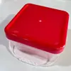 Cubo Cuadrado Transparente de Alta Calidad, Cubo de Plástico para el Hogar, Cubo Pequeño para Agua, Fabricante de Cubos para Almacenamiento de Comida para Perros y Gatos, Cubo para Almacenamiento de Piezas de Material con Tapa