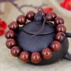 Pulseira de sândalo vermelho contas 2.0 rosário 108 pulseira fornecimento de barraca presente sândalo vermelho folha pequena fornecimento de fábrica