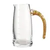 Juego de Copas de Vino Blancas de Lujo de Gama Alta para Uso Doméstico, Vidrio de Cristal Estilo Chino con Lámina de Oro, Copas de Vino Pequeñas, Dispensador de Vino y Utensilios para Vino