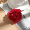 Y Flores de Peônia Artificiais Acessórios de Cabelo Hanfu Peônias Falsas Flores de Plástico Decoração de Casamento Flores de Seda Adereços Materiais DIY