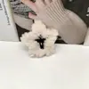 Nuevo clip lateral de felpa con forma de estrella pentagrama para pelo de otoño e invierno, clip para flequillo pequeño lindo femenino, clip BB simple versátil, pasador