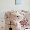 Funda de edredón pequeña floral estilo coreano 100% algodón para individual o matrimonial, lavable a máquina, engrosada para abrigar en primavera y otoño, núcleo de edredón de invierno