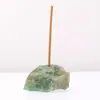 Piedra Cruda de Cristal Natural Morado Rosa Blanco Piedra Cruda de Cristal Piedra Difusora Adorno para Varilla de Incienso Base para Quemador de Incienso para Buda