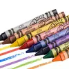 Crayons Triangulares de Fácil Pegada 16 Cores para Crianças Pequenas Pintura Infantil Grafite Crayons Triangulares Coloridos Pastéis de Óleo Laváveis