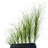 Planta de Grama de Cebolinha Artificial Gramado Artificial Decoração de Casa Artesanato Molho Único Grama de Cebolinha Artificial