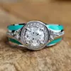 Venda Direta da Fábrica Cao Shi Anéis Vintage para Mulheres, Anéis Chic Retrô Britânicos, Estilo Geométrico de Personalidade de Nicho com Esmalte