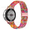 Aplicable a google nuevo reloj pixel google 1/2 correa de resina de tres cuentas correa de reloj acrílica acero inoxidable
