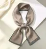 Pañuelo Pequeño Coreano Satinado de Lunares Retro para Mujer, Pañuelo de Cinta Pequeño Versátil, Fabricante, Corbata de Lazo Dulce Estilo Chino para Niña
