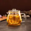 Suministro al por mayor vidrio resistente a altas temperaturas Pingüino olla Vidrio de borosilicato alto Tetera Pingüino tetera de 500 ml
