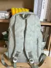 Versión Coreana de la Nueva Mochila Estilo Ins de Alta Apariencia Estilo Universitario Fresca y Linda con Oso para Estudiantes de Secundaria y Preparatoria, Mochila Ligera