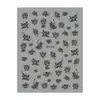 Redanco3D Avión Ins Pegatinas Populares para Uñas Súper Hermosas Flor de Hada Pegatinas para Uñas Pegatinas de Manualidades Dh-979