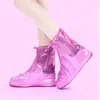 Cubrezapatos Gruesos de Moda, Impermeables, Antideslizantes y Resistentes al Desgaste para Lluvia, Nieve y Barro, Zapatos de Agua Antisucios, Botas de Lluvia, Capa Impermeable con Cremallera