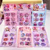Adesivos 3D de Água Tremulante do Grupo de Meninas Caçadoras de Demônios, Adesivos Tremulantes Ativados por Água para Decoração DIY Infantil, Adesivos Criativos Guka