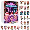Calendário de Advento de Natal para Grupo de Meninas Caçadoras de K-Pop Transfronteiriço Caixa Surpresa Enfeites de Árvore de Natal Pingente de Acrílico
