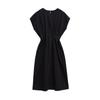 Estilo Europeo y Americano Amazon Aliexpress Tendencia de Moda Popular Versátil Vestido Midi Casual Plisado de 3 Colores
