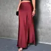 2026 Amazon Europeu e Americano Transfronteiriço Moda Feminina Elegante Cintura Alta Feminina Cor Sólida Extra Longo Cetim Cauda de Peixe Saia Outono e Inverno