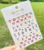 Nuevas pegatinas para uñas Baizi pegatinas para uñas infantiles lindo dibujo animado pegatinas para uñas Baizi fábrica de papel ML107-121