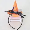 Diadema de bruja de Halloween para el pelo, hebilla para la cabeza de actuación de baile del festival de fantasmas, diadema de dibujos animados transfronteriza, accesorios de decoración de festival al por mayor