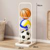 Estante de Almacenamiento de Baloncesto para el Hogar Multicapa para Fútbol Voleibol Organización de Equipos Deportivos de Fitness Estante Exhibidor de Balones para Niños