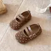 Zapatos de Cuero Nuevos para Niñas Primavera y Otoño 2026, Zapatos Individuales Dulces de Suela Blanda, Ligeros y Cómodos, Zapatos de Cuero Casuales Diarios para Niñas Pequeñas