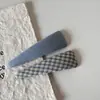 Pinza para el Cabello Retro Estilo Cuadros Dulces para Flequillo y Parte Trasera de la Cabeza, Pinza para el Cabello Linda de Nicho para Mujeres, Pinza Lateral Estilo Coreano para Cabello Suelto