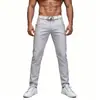 Pantalones Casuales de Pierna Recta de Color Sólido Estilo Americano para Hombre, Modelos Juveniles, Múltiples Colores Disponibles, Pantalones Largos Versátiles de Corte Ajustado