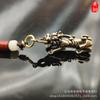 Chaveiro Pixiu da Sorte de Latão Vintage Chinês Criativo Feito à Mão Pingente para Chave de Carro Decoração para Suprimento de Barraca