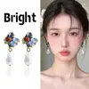 Pendientes Retro Franceses de Perla Gota de Agua Estilo Palacio Modernos Elegantes Pendientes Vintage Medievales de Forma Especial para Mujeres