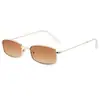 Gafas de sol cuadradas de montura pequeña de nueva personalidad transfronterizas moda retro para hombres y mujeres tendencia