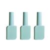 Nueva botella de esmalte de uñas azul de 15 ml y 10 ml, botella de esmalte de uñas oscuro, botella cuadrada de diamante, botella de vidrio azul degradado.
