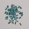 Rhinestones de Circonia Azul Lago Base Plana 5A, Rhinestones Súper Brillantes con Forma de Base Plana Mini, Rhinestones para Uñas, Artículo Popular de Celebridades de Internet, Rhinestones Azules Lago para Uñas