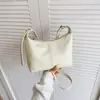 Bolsa para dumplings nueva de gran capacidad, versátil, moderna, retro, bandolera casual y bolso cruzado, bolso simple de axila, superventas