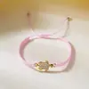 Pulseira de Tartaruga Cravejada com Diamantes Europeia e Americana Transfronteiriça Mais Vendida Joia de Corda de Mão Tecida à Mão Estilo Coreano Simples e Fashion para Mulheres