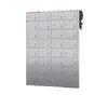 2026 Locker de Oficina Móvil Minimalista Moderno de Acero Inoxidable con Nueve Puertas y Cuatro Niveles Adecuado para Uso de Almacenamiento en el Lugar de Trabajo
