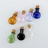 Colgante de Joyería Hecho a Mano DIY Botella de Vidrio/Botella de Aceite Esencial/Botella de Deriva/Botella de Deseos Botella Pequeña de Licor Accesorios de Colgante
