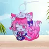 Llavero de Tela No Tejida de Fieltro de Honor Decoración de Bolso Colgante de Alto Valor Hecho a Mano Tela de Fieltro Personalizada 5 mm
